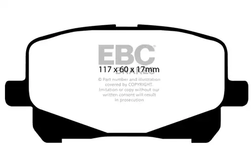 накладки EBC Brakes DP1399