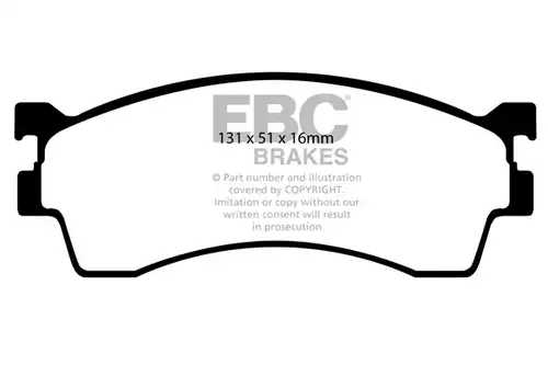 накладки EBC Brakes DP1409