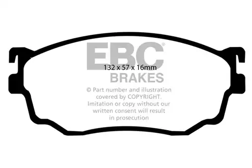 накладки EBC Brakes DP1411