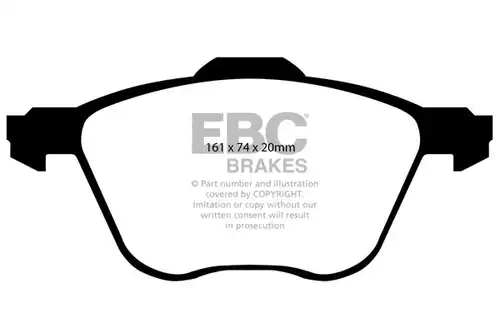 накладки EBC Brakes DP1413