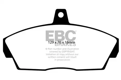 накладки EBC Brakes DP1415