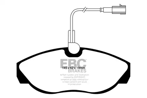 накладки EBC Brakes DP1417