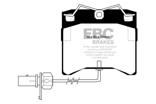 накладки EBC Brakes DP1429