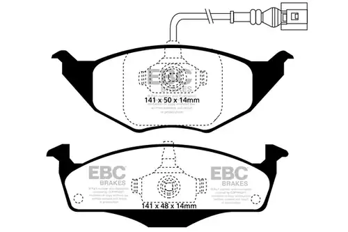 накладки EBC Brakes DP1432