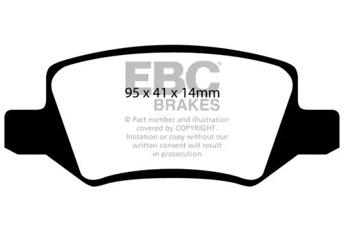 накладки EBC Brakes DP1438