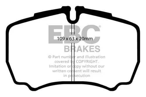 накладки EBC Brakes DP1440