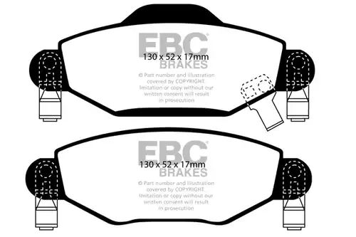 накладки EBC Brakes DP1446