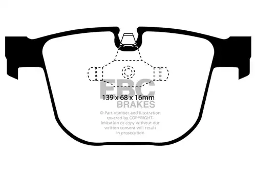 накладки EBC Brakes DP1451