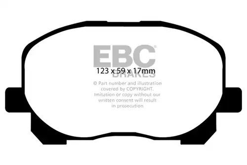 накладки EBC Brakes DP1455