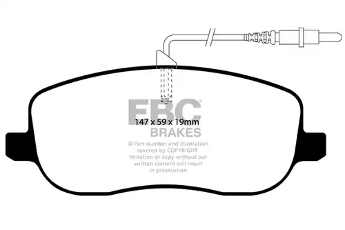накладки EBC Brakes DP1466