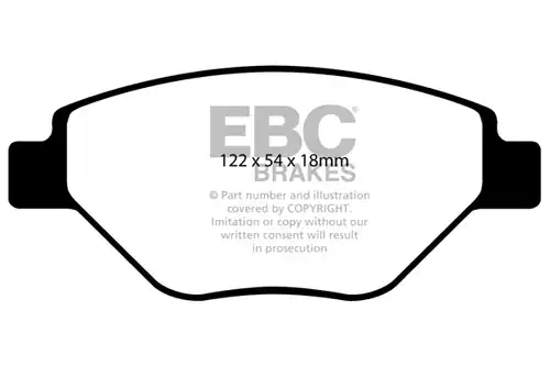 накладки EBC Brakes DP1467