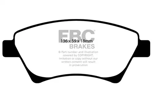 накладки EBC Brakes DP1468