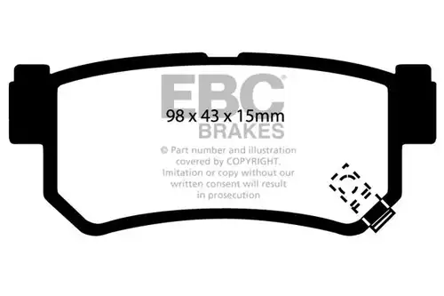 накладки EBC Brakes DP1477