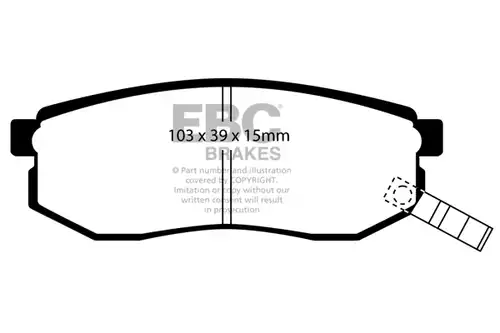 накладки EBC Brakes DP1484