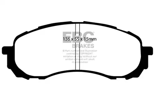 накладки EBC Brakes DP1492