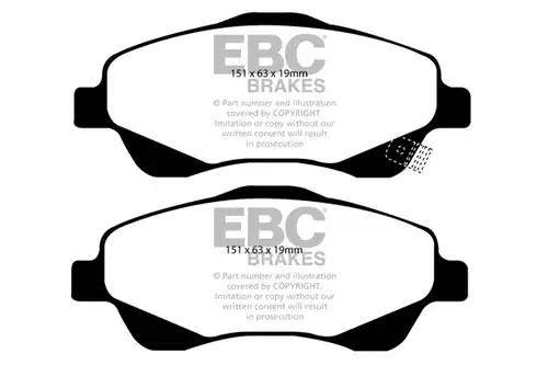накладки EBC Brakes DP1499