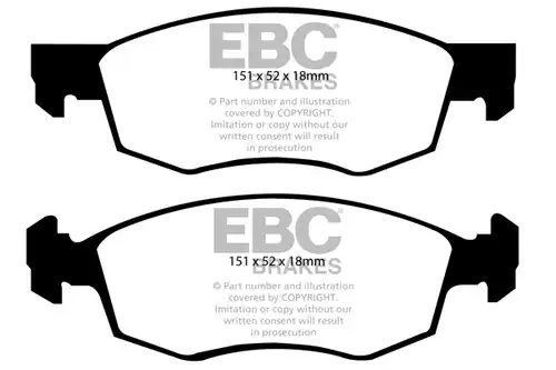 накладки EBC Brakes DP1528