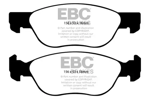 накладки EBC Brakes DP1530