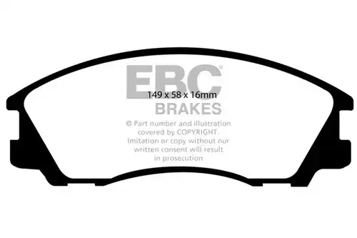 накладки EBC Brakes DP1531