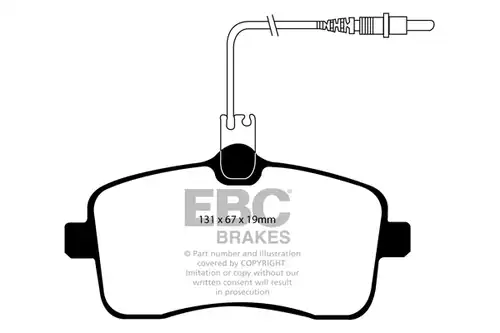накладки EBC Brakes DP1549