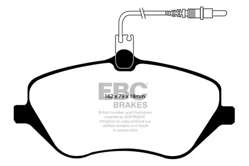 накладки EBC Brakes DP1550