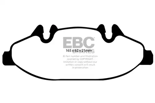 накладки EBC Brakes DP1553