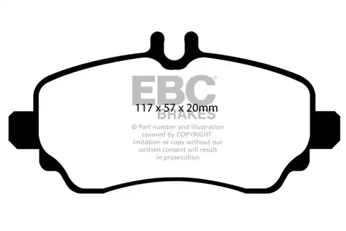 накладки EBC Brakes DP1555