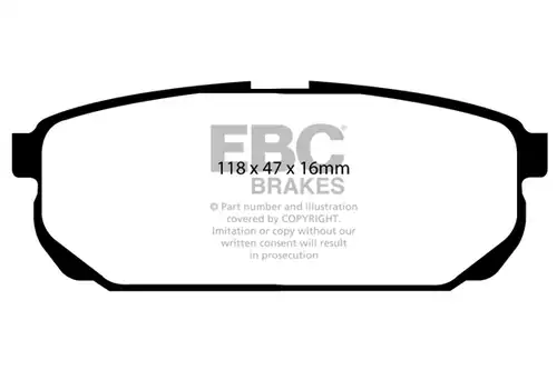 накладки EBC Brakes DP1559