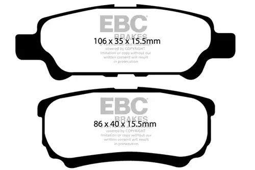 накладки EBC Brakes DP1563