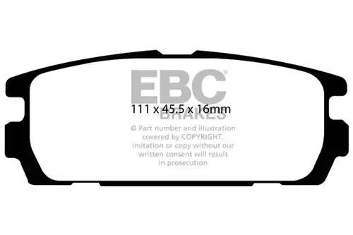 накладки EBC Brakes DP1565