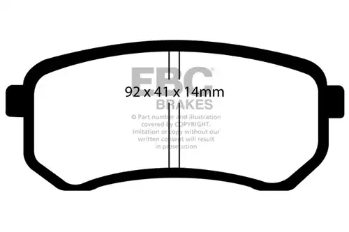накладки EBC Brakes DP1567