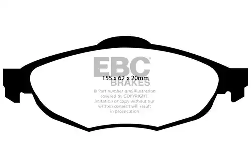 накладки EBC Brakes DP1611