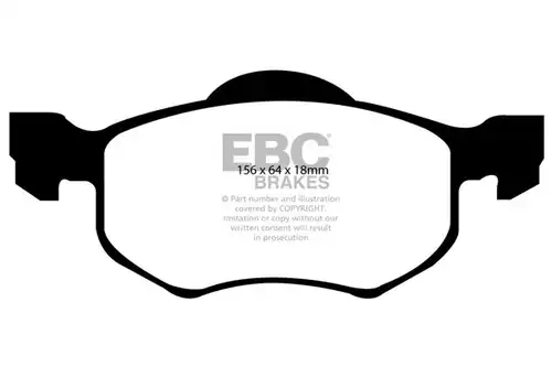 накладки EBC Brakes DP1616