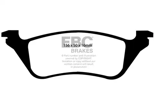 накладки EBC Brakes DP1629
