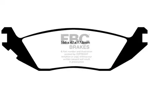накладки EBC Brakes DP1639