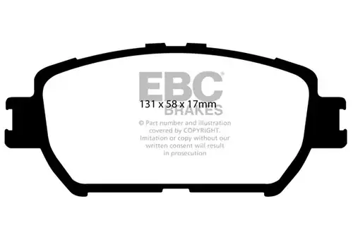 накладки EBC Brakes DP1642