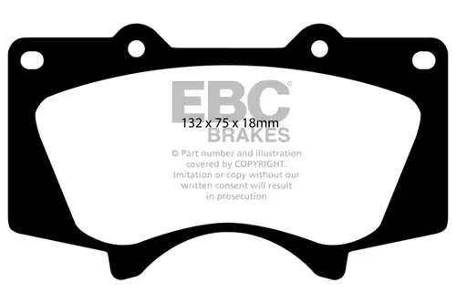 накладки EBC Brakes DP1657
