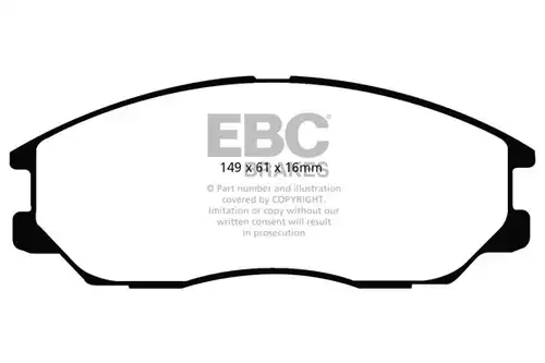 накладки EBC Brakes DP1725