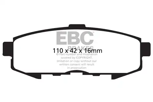 накладки EBC Brakes DP1733