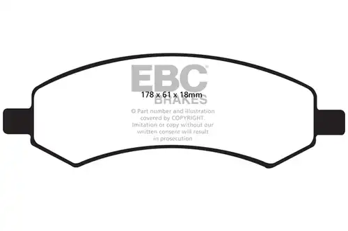накладки EBC Brakes DP1738