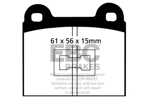 накладки EBC Brakes DP174