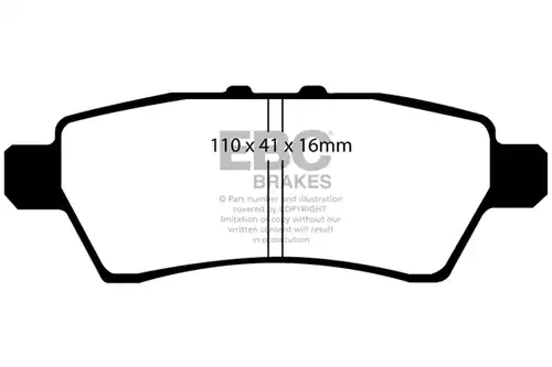 накладки EBC Brakes DP1748