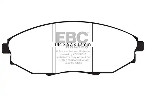 накладки EBC Brakes DP1750