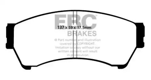 накладки EBC Brakes DP1765/2