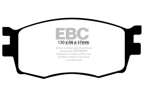 накладки EBC Brakes DP1768