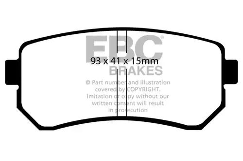 накладки EBC Brakes DP1769