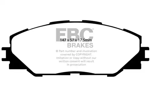 накладки EBC Brakes DP1792