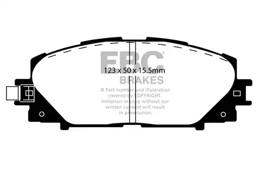 накладки EBC Brakes DP1817/2