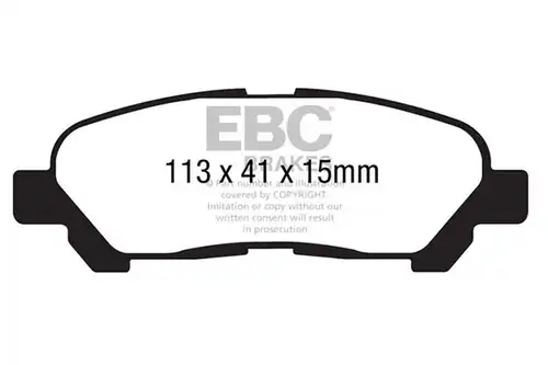 накладки EBC Brakes DP1838