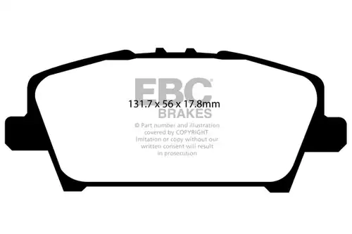 накладки EBC Brakes DP1901